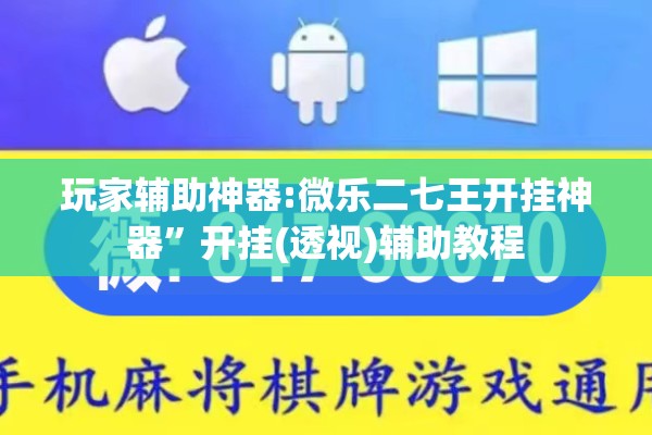玩家辅助神器:微乐二七王开挂神器”开挂(透视)辅助教程