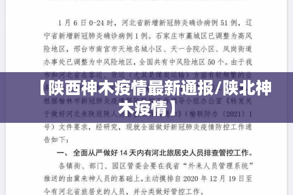 【陕西神木疫情最新通报/陕北神木疫情】