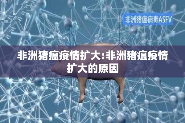 非洲猪瘟疫情扩大:非洲猪瘟疫情扩大的原因 非洲猪瘟疫情扩大:非洲猪瘟疫情扩大的原因