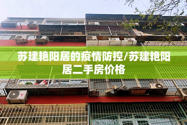 苏建艳阳居的疫情防控/苏建艳阳居二手房价格