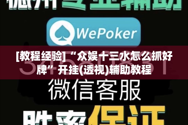 [教程经验]“众娱十三水怎么抓好牌”开挂(透视)辅助教程
