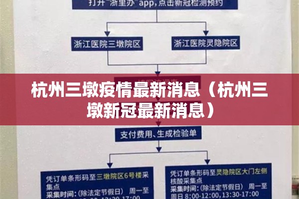 杭州三墩疫情最新消息(杭州三墩新冠最新消息) 杭州三墩疫情最新消息(杭州三墩新冠最新消息)