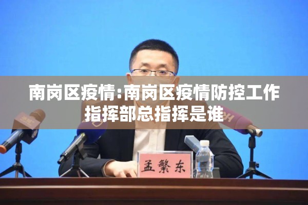 南岗区疫情:南岗区疫情防控工作指挥部总指挥是谁