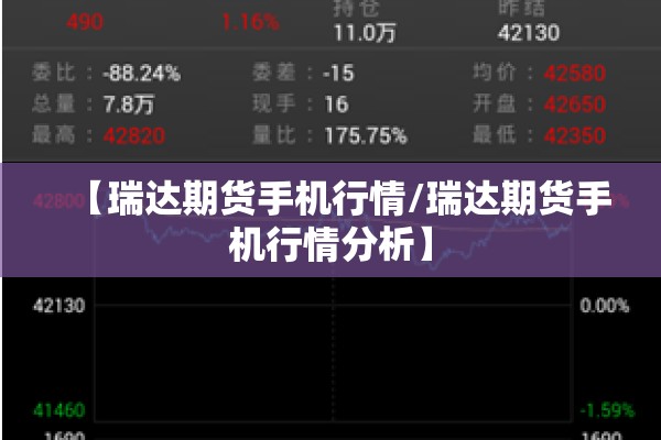 【瑞达期货手机行情/瑞达期货手机行情分析】 【瑞达期货手机行情/瑞达期货手机行情分析】