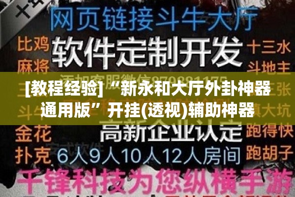 [教程经验]“新永和大厅外卦神器通用版”开挂(透视)辅助神器