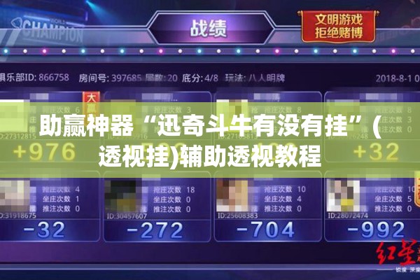 助赢神器“迅奇斗牛有没有挂”(透视挂)辅助透视教程