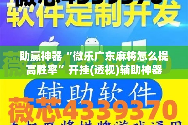 助赢神器“微乐广东麻将怎么提高胜率”开挂(透视)辅助神器