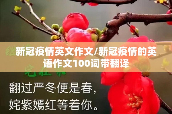 新冠疫情英文作文/新冠疫情的英语作文100词带翻译