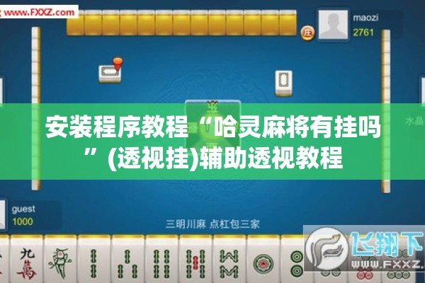 安装程序教程“哈灵麻将有挂吗”(透视挂)辅助透视教程