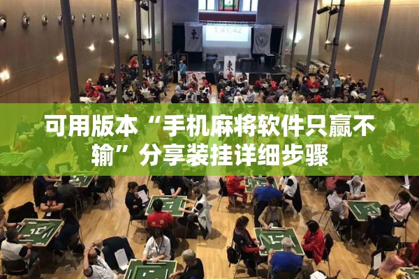 可用版本“手机麻将软件只赢不输	”分享装挂详细步骤