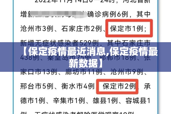 【保定疫情最近消息,保定疫情最新数据】 【保定疫情最近消息,保定疫情最新数据】