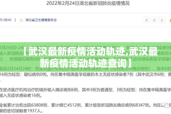 【武汉最新疫情活动轨迹,武汉最新疫情活动轨迹查询】