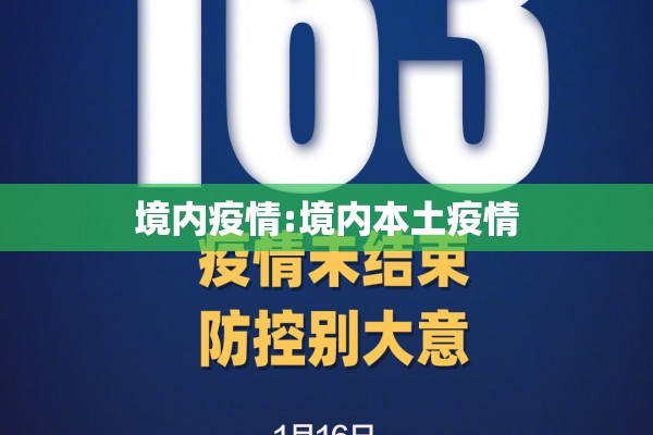 境内疫情:境内本土疫情