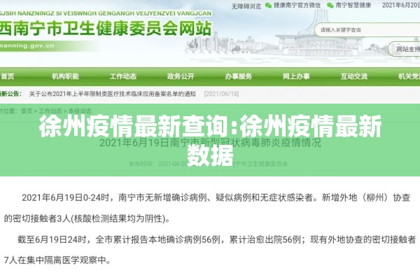 徐州疫情最新查询:徐州疫情最新数据 徐州疫情最新查询:徐州疫情最新数据