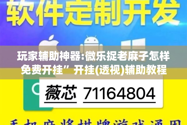 玩家辅助神器:微乐捉老麻子怎样免费开挂	”开挂(透视)辅助教程
