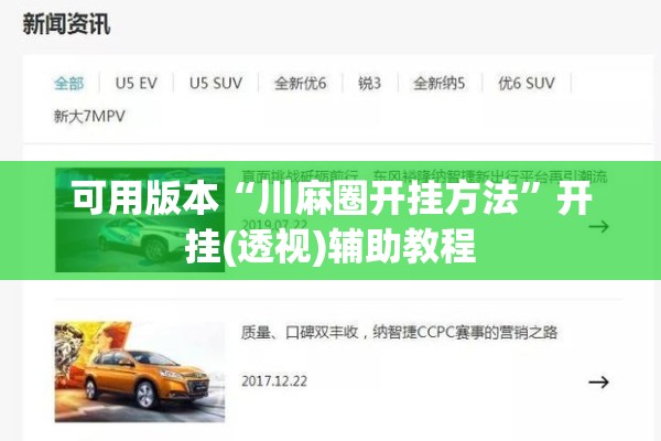 可用版本“川麻圈开挂方法”开挂(透视)辅助教程