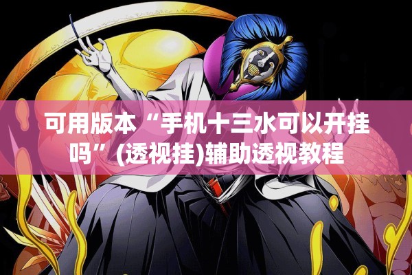 可用版本“手机十三水可以开挂吗”(透视挂)辅助透视教程