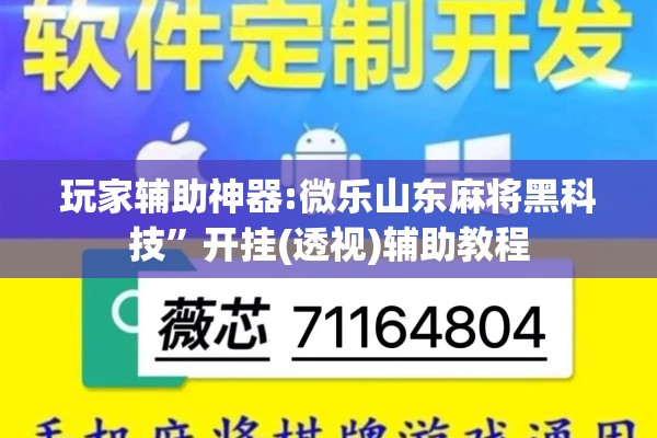 玩家辅助神器:微乐山东麻将黑科技”开挂(透视)辅助教程