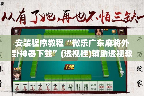 安装程序教程“微乐广东麻将外卦神器下载”(透视挂)辅助透视教程