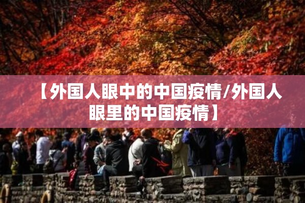 【外国人眼中的中国疫情/外国人眼里的中国疫情】 【外国人眼中的中国疫情/外国人眼里的中国疫情】