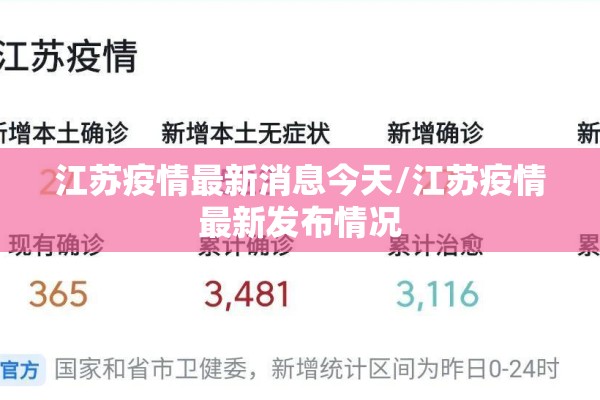 江苏疫情最新消息今天/江苏疫情最新发布情况 江苏疫情最新消息今天/江苏疫情最新发布情况