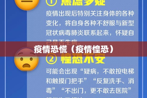 疫情恐慌(疫情惶恐) 疫情恐慌(疫情惶恐)