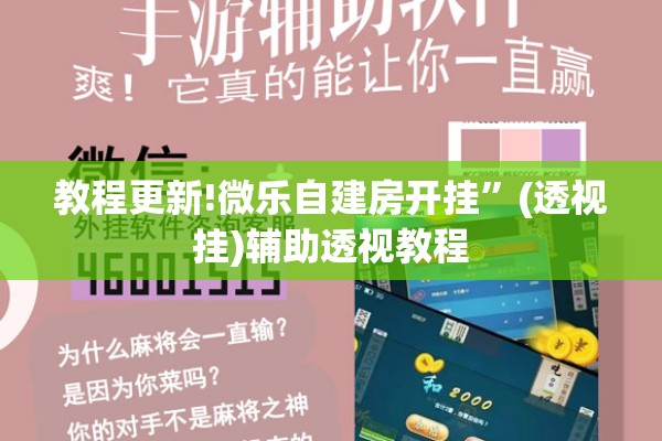 教程更新!微乐自建房开挂”(透视挂)辅助透视教程