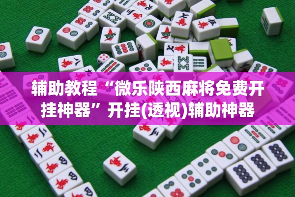 辅助教程“微乐陕西麻将免费开挂神器”开挂(透视)辅助神器