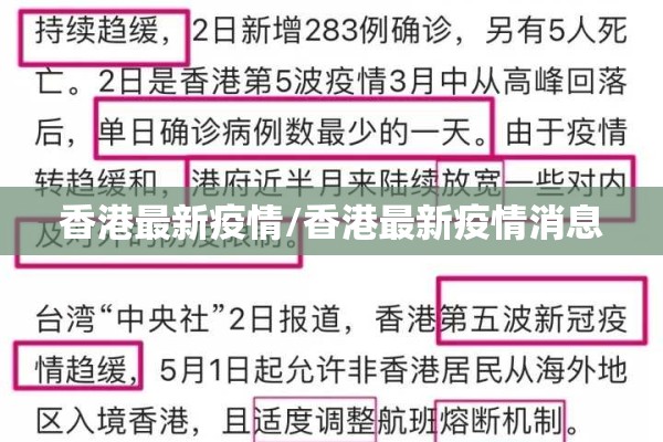 香港最新疫情/香港最新疫情消息