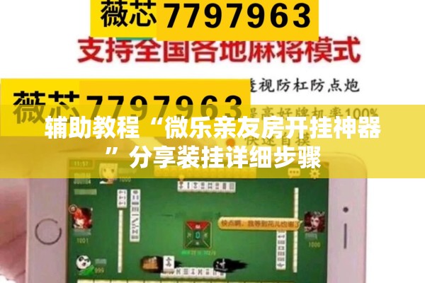 辅助教程“微乐亲友房开挂神器	”分享装挂详细步骤