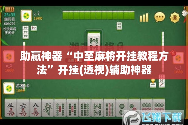 助赢神器“中至麻将开挂教程方法”开挂(透视)辅助神器