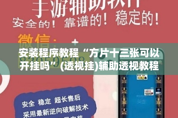 安装程序教程“方片十三张可以开挂吗	”(透视挂)辅助透视教程