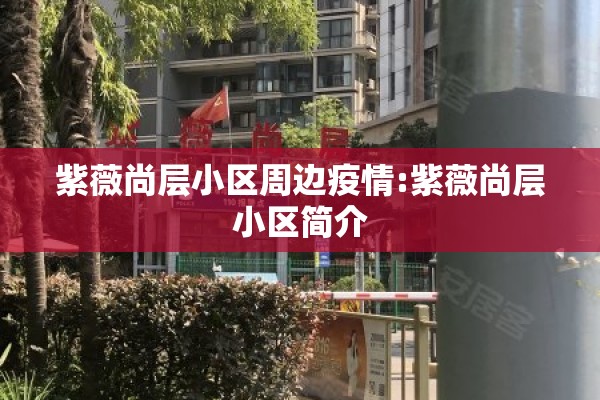 紫薇尚层小区周边疫情:紫薇尚层小区简介