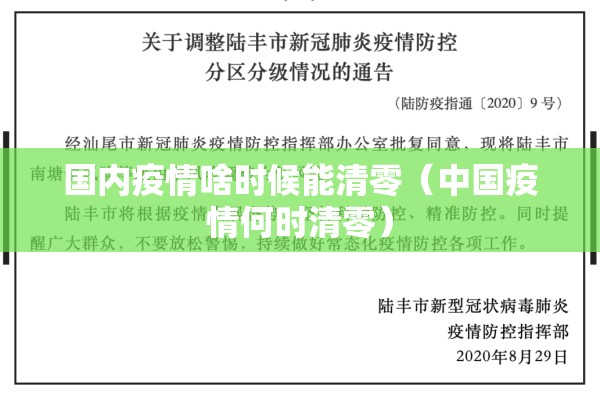 国内疫情啥时候能清零（中国疫情何时清零）