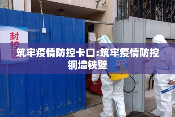 筑牢疫情防控卡口:筑牢疫情防控铜墙铁壁