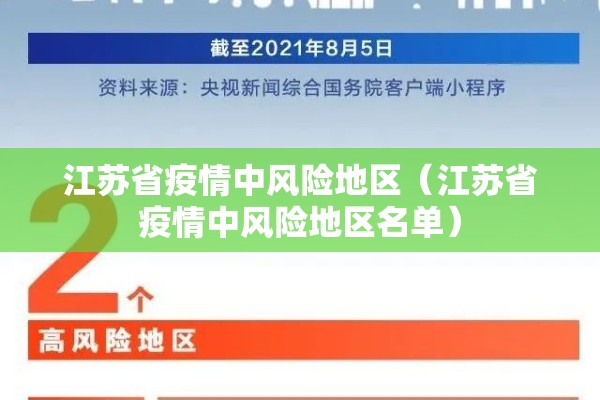 江苏省疫情中风险地区（江苏省疫情中风险地区名单）