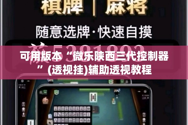 可用版本“微乐陕西三代控制器”(透视挂)辅助透视教程