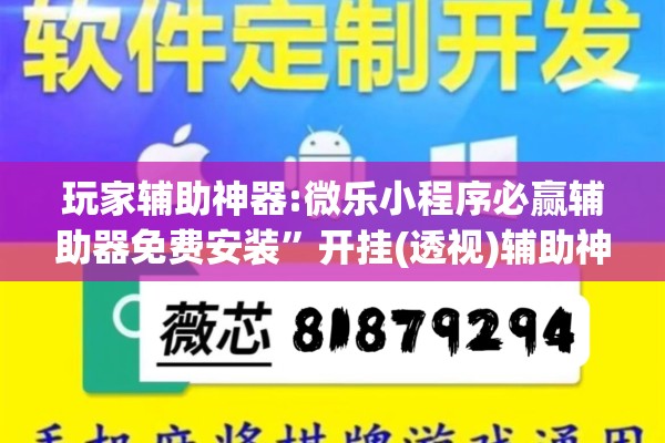 玩家辅助神器:微乐小程序必赢辅助器免费安装”开挂(透视)辅助神器