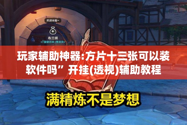玩家辅助神器:方片十三张可以装软件吗”开挂(透视)辅助教程