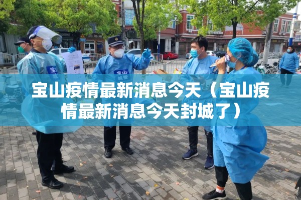 宝山疫情最新消息今天（宝山疫情最新消息今天封城了）