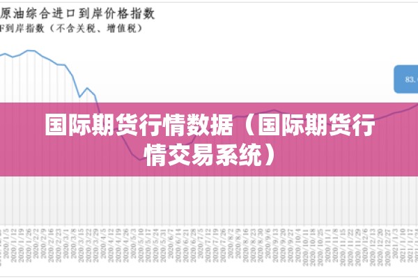 国际期货行情数据（国际期货行情交易系统）