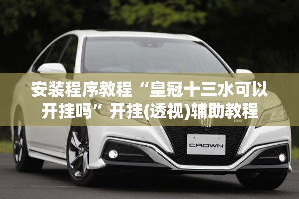 安装程序教程“皇冠十三水可以开挂吗	”开挂(透视)辅助教程