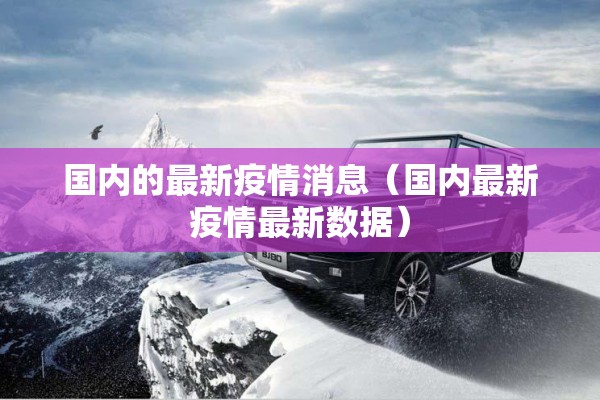 国内的最新疫情消息（国内最新疫情最新数据）