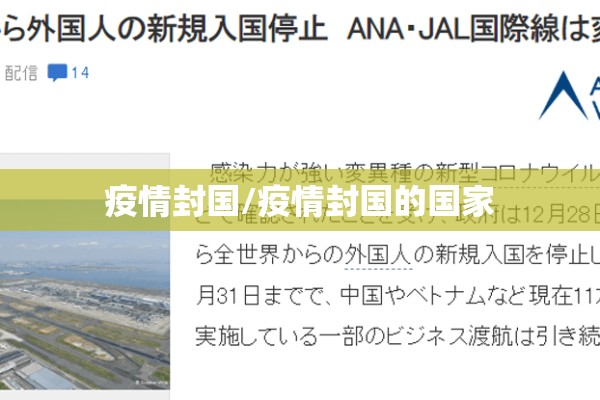 疫情封国/疫情封国的国家