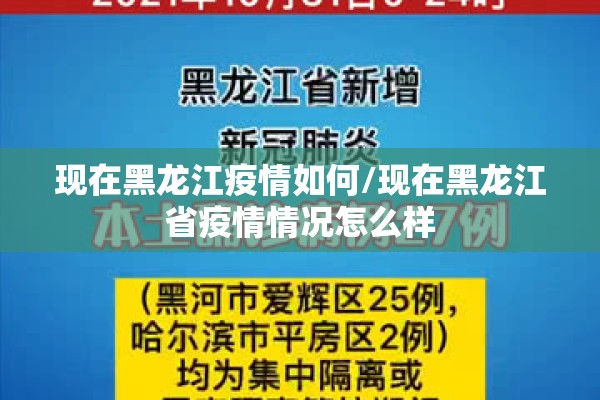 现在黑龙江疫情如何/现在黑龙江省疫情情况怎么样