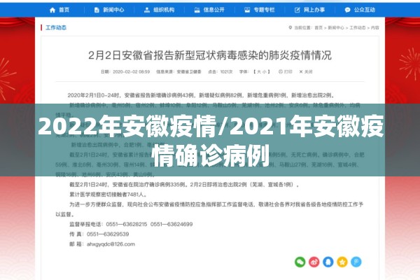 2022年安徽疫情/2021年安徽疫情确诊病例