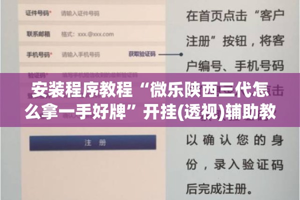 安装程序教程“微乐陕西三代怎么拿一手好牌”开挂(透视)辅助教程