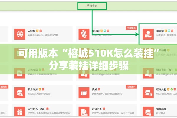 可用版本“榕城510K怎么装挂”分享装挂详细步骤