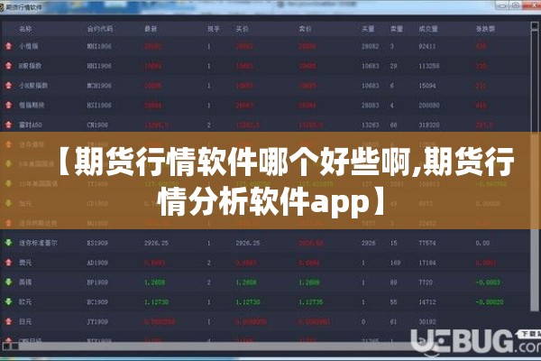 【期货行情软件哪个好些啊,期货行情分析软件app】 【期货行情软件哪个好些啊,期货行情分析软件app】
