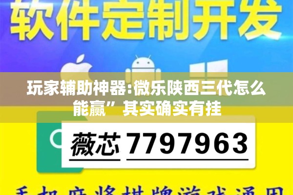 玩家辅助神器:微乐陕西三代怎么能赢”其实确实有挂